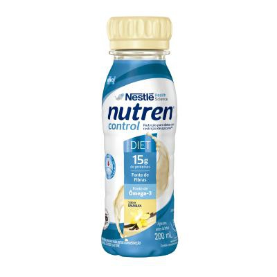 Suplemento Alimentar Líquido Baunilha Diet Zero Lactose Nutren Control 200ml